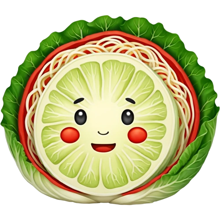 Kimchi kabbage slice  emoji
