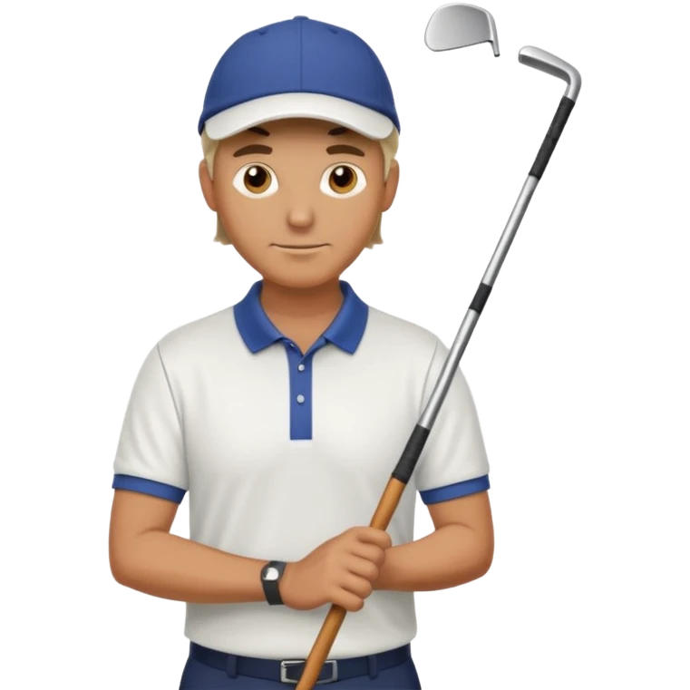 man golfer emoji