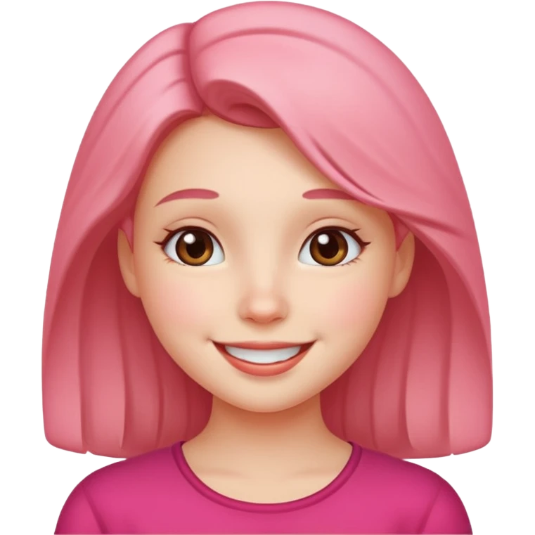 Make a cute girl emoji