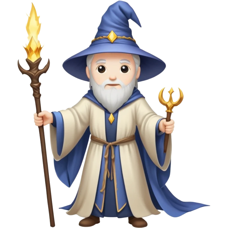 Wizard casting spells emoji