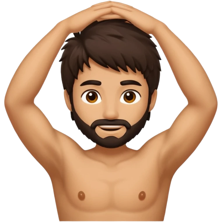 Hairy armpit emoji