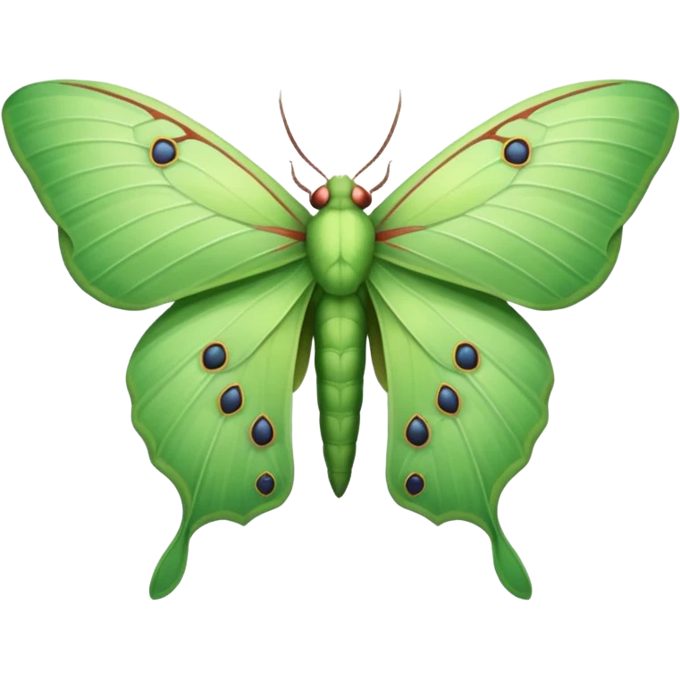Luna moth  emoji