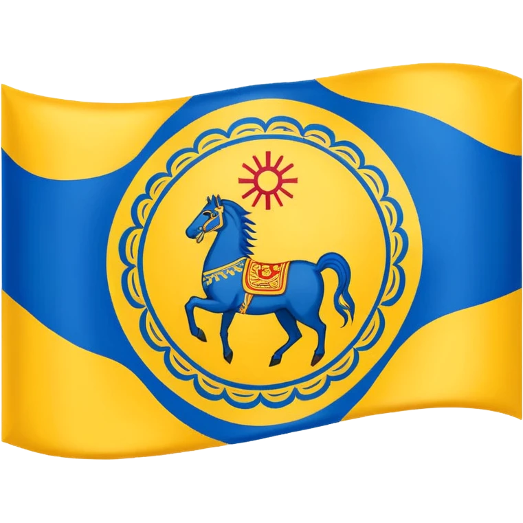 флаг Республики Калмыкии emoji