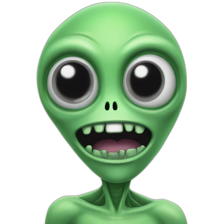 Alien-making-a-selfie emoji