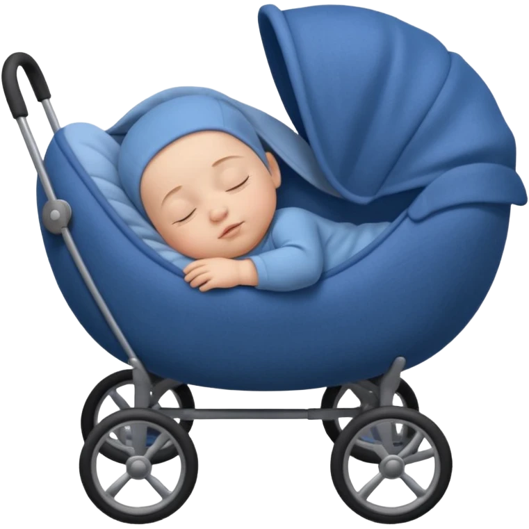 Sleeping like a baby in small sleeping chair and that chair have small wheels emoji
