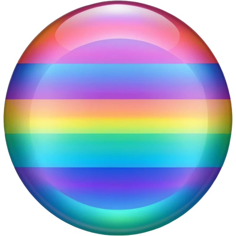 rainbow color round cells emoji