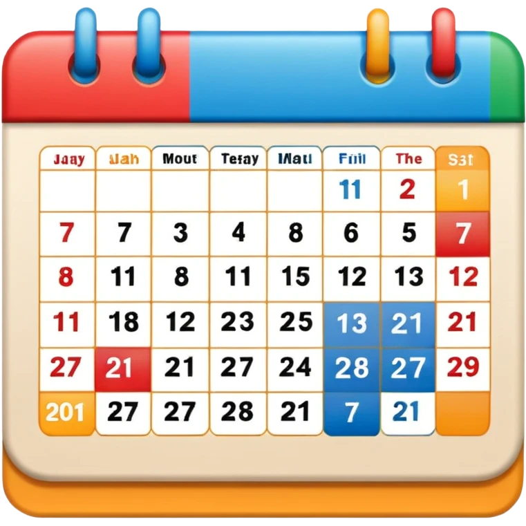 calender emoji