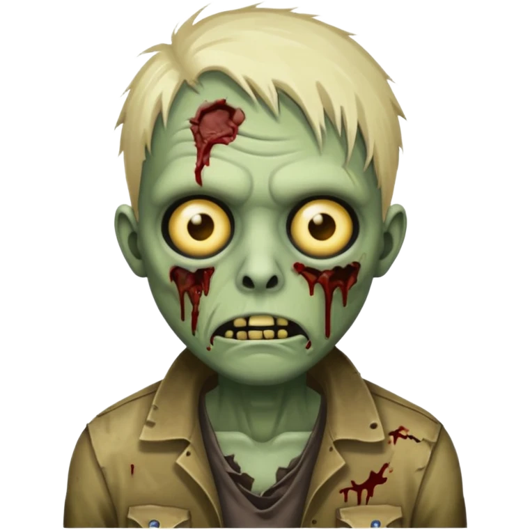 make a desinger zombie emoji emoji