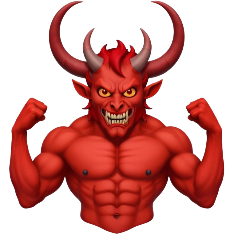 satan head and torso emoji