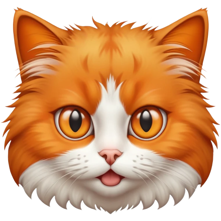 A cat crazy  emoji