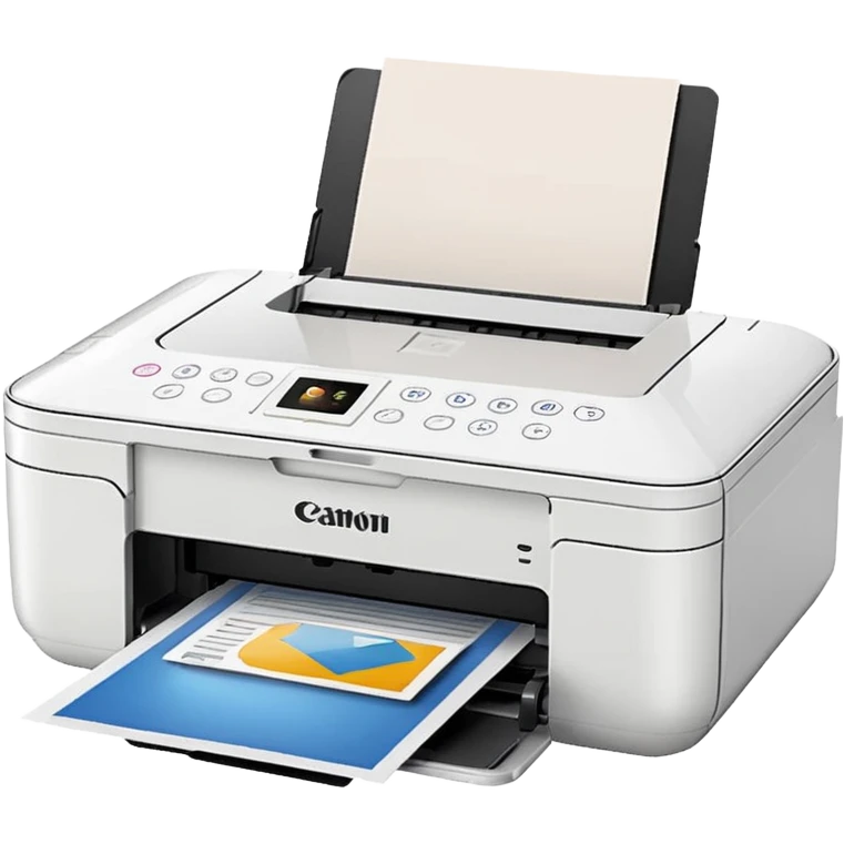 Canon pixma Printer white emoji