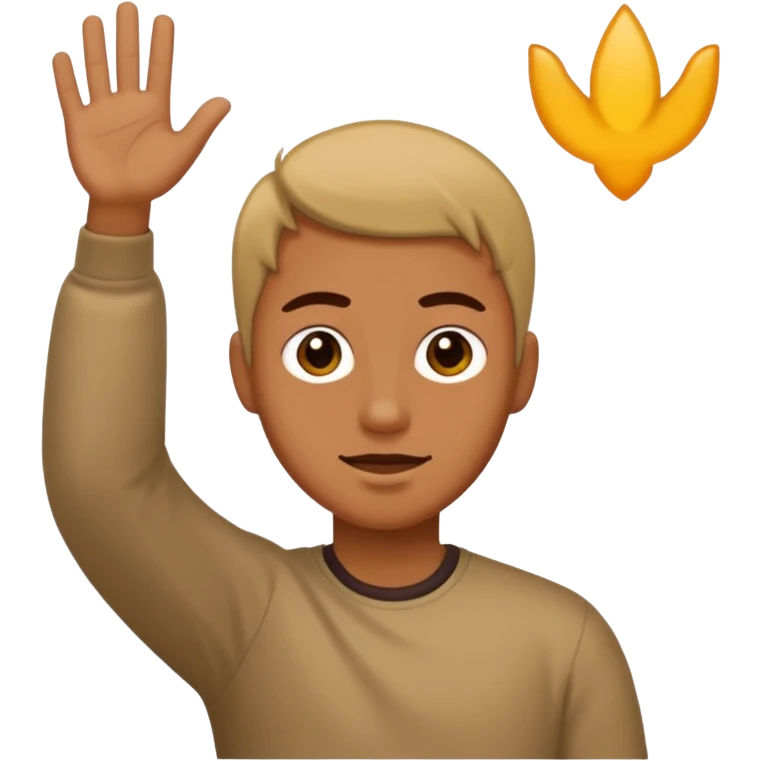 A person doing a dap emoji