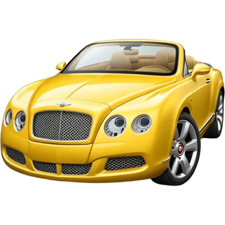 Yellow Bentley emoji
