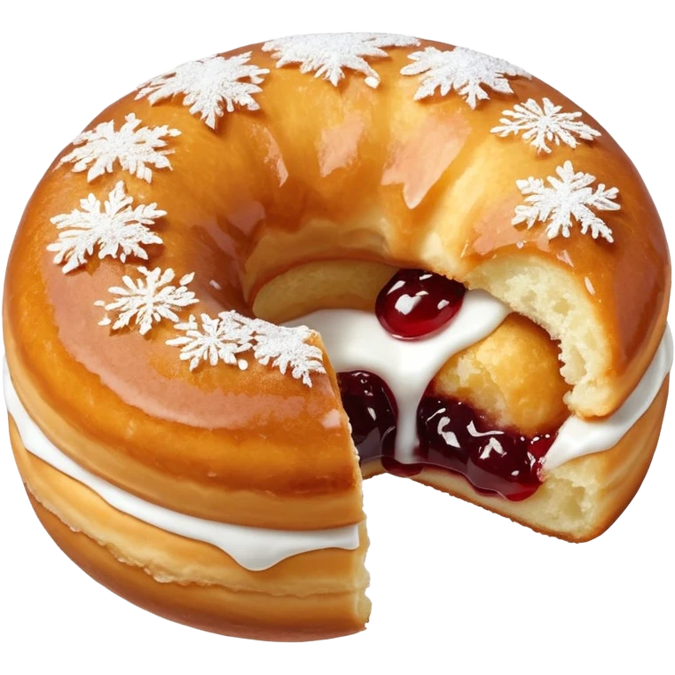 Filled Jam Donut Bombs emoji