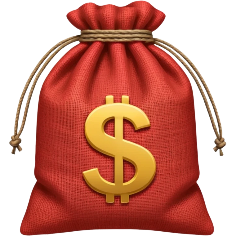 red money sack emoji