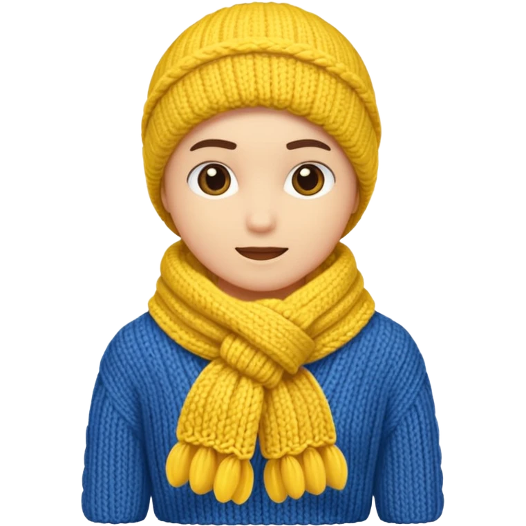 scarf yellow emoji