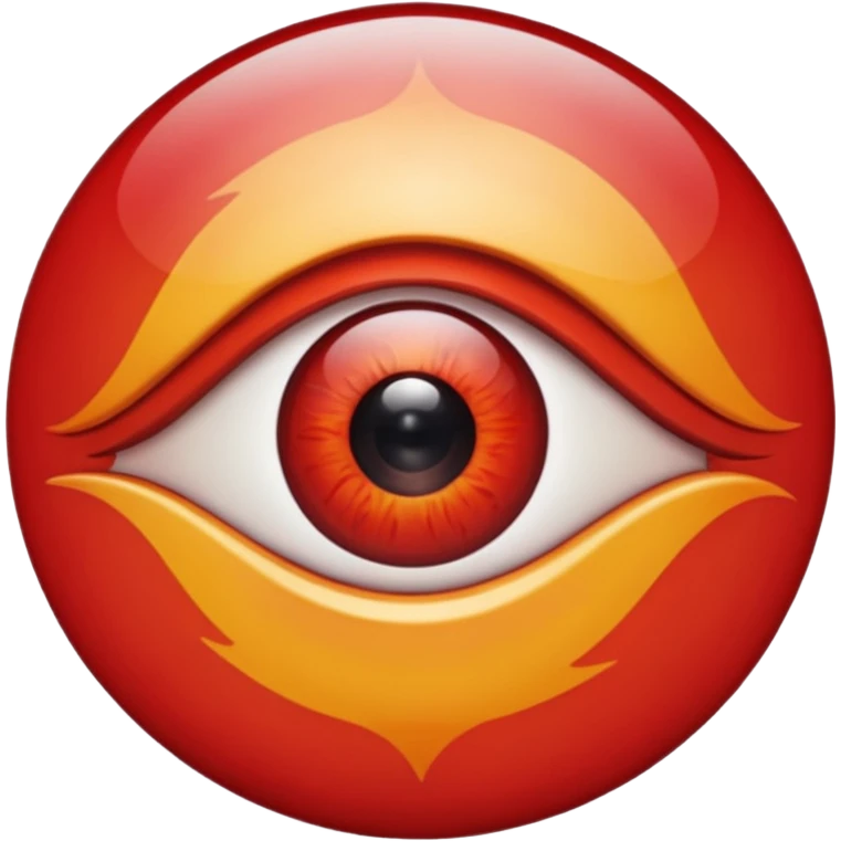 Red nazar emoji
