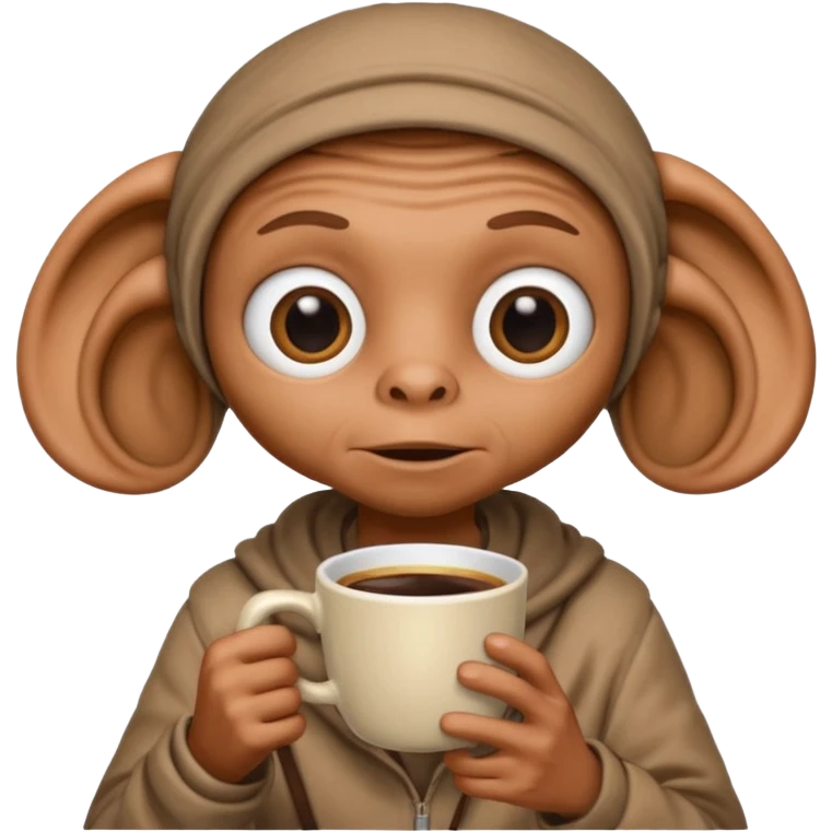 E.T. tomando café  emoji