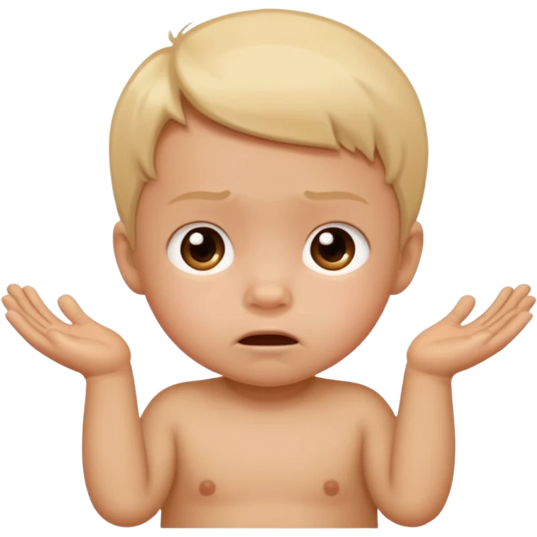 Toddler Squeezing So hard emoji