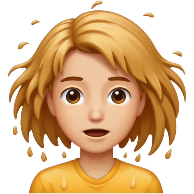 Hair shaking  emoji