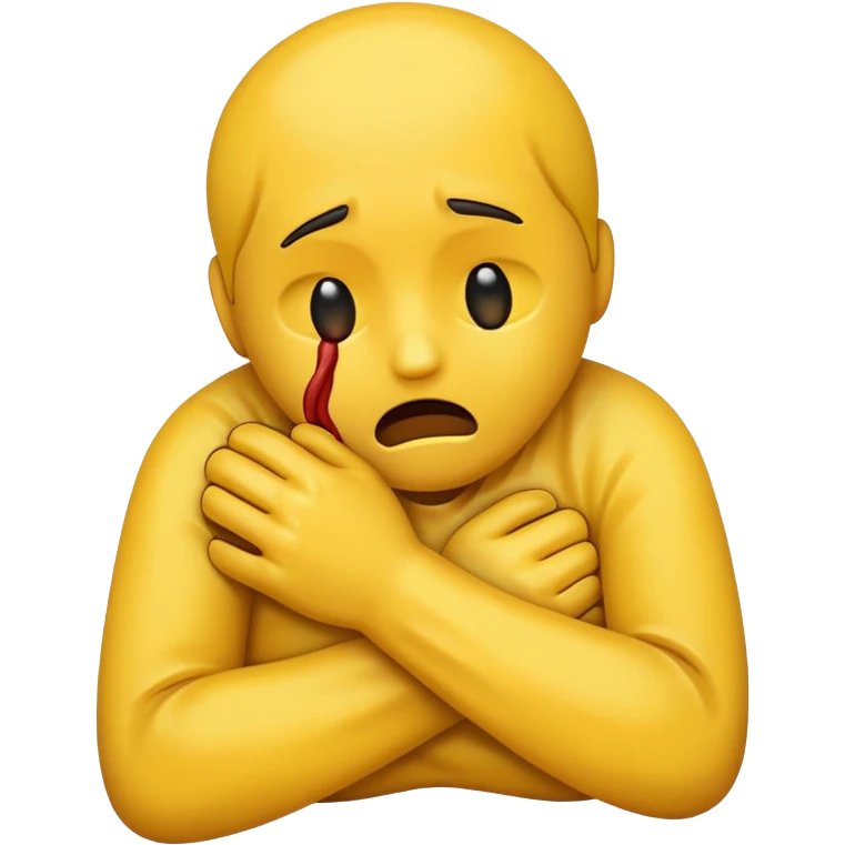 emoji strangling its self emoji