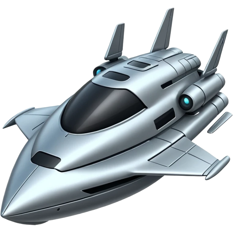 futuristic ship emoji