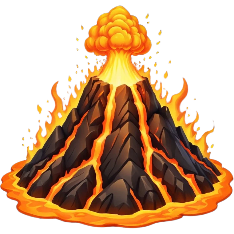 volcano emoji emoji