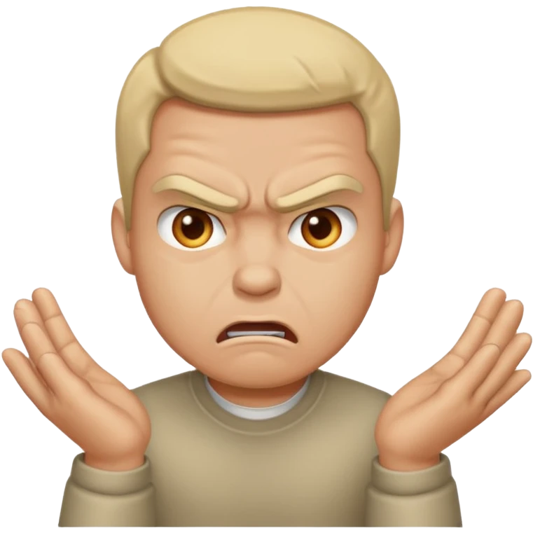 man deny emoji