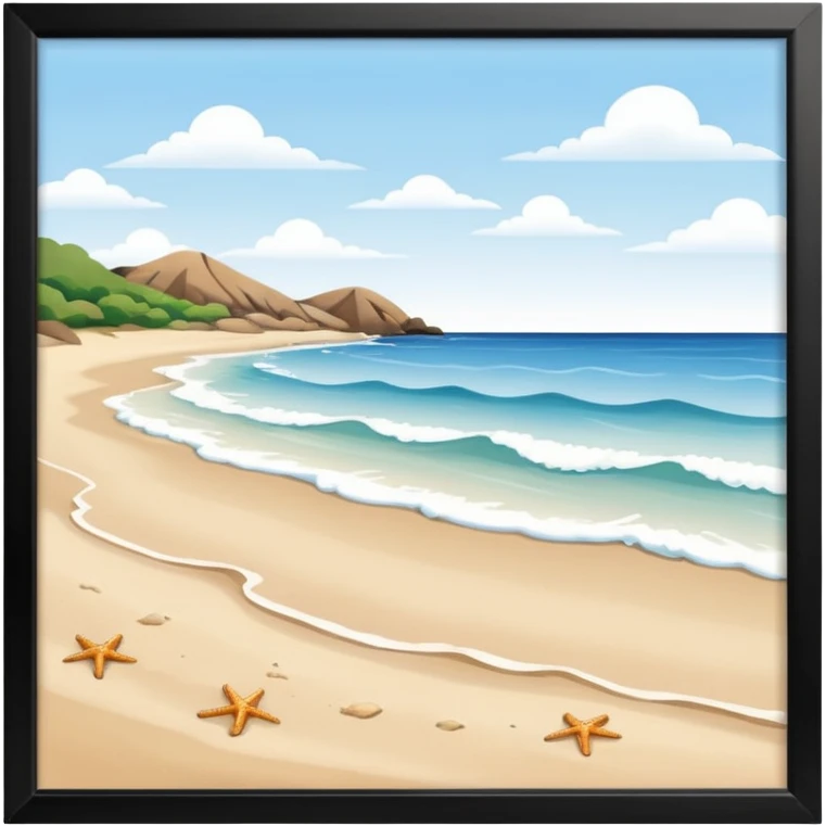 Seashore emoji
