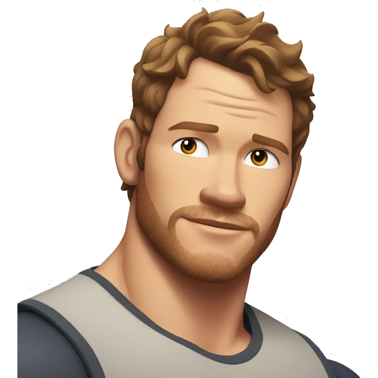 muscular chris pratt emoji