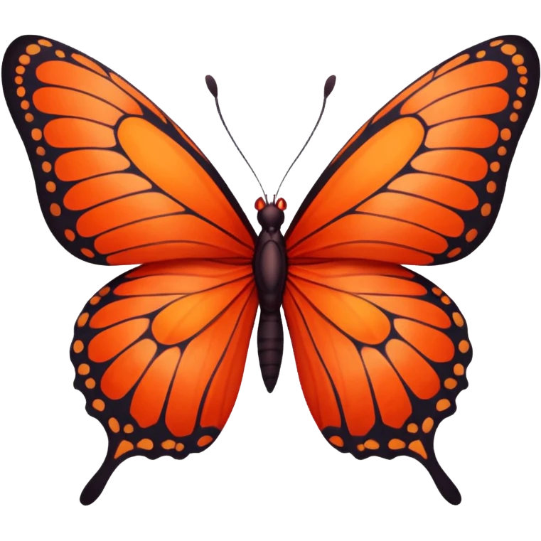 red butterfly emoji