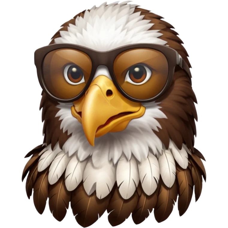 Eagle wearing sunglasses  emoji