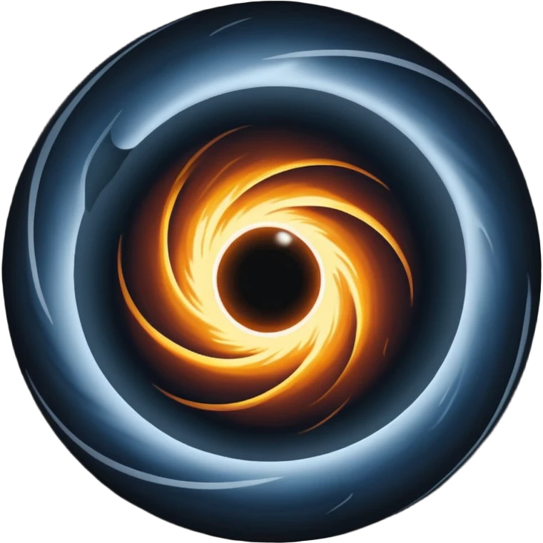 Un trou noir emoji