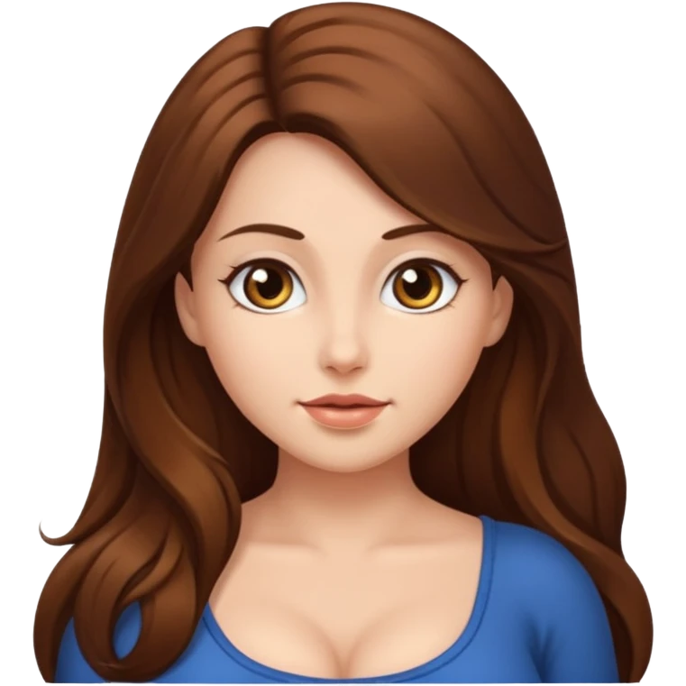 Голая девушка с большими сиськами  emoji