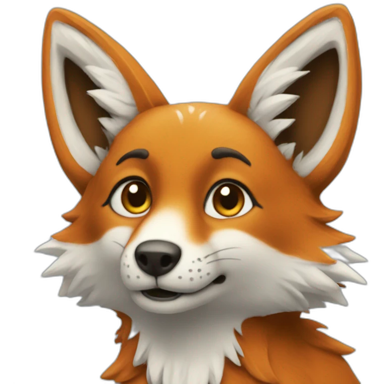 Renard bleu emoji