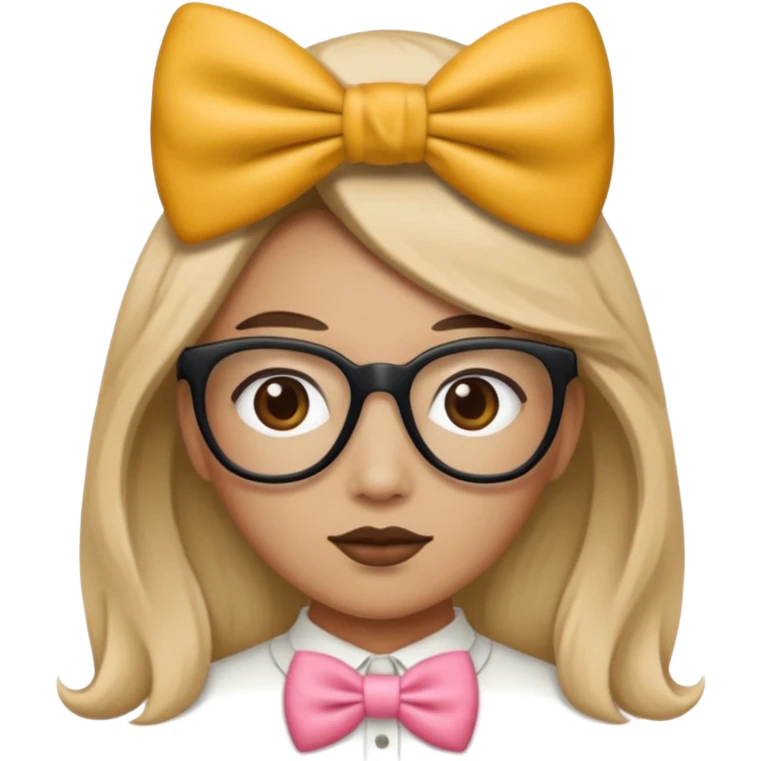 🥸+🎀 emoji