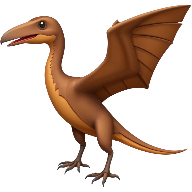 pterodactyl standing emoji