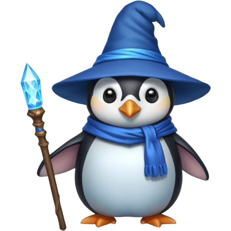Penguin Wizard emoji