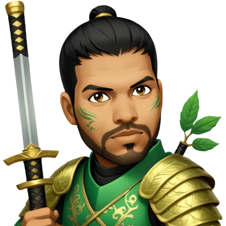 Emerald Samurai emoji