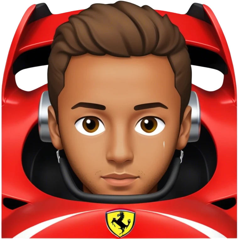 LEWIS HAMILTON IN FERRARI  emoji
