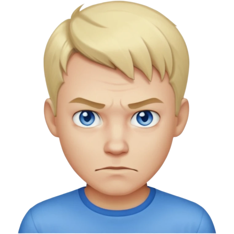 blonde short hair man devil with shirt emoji