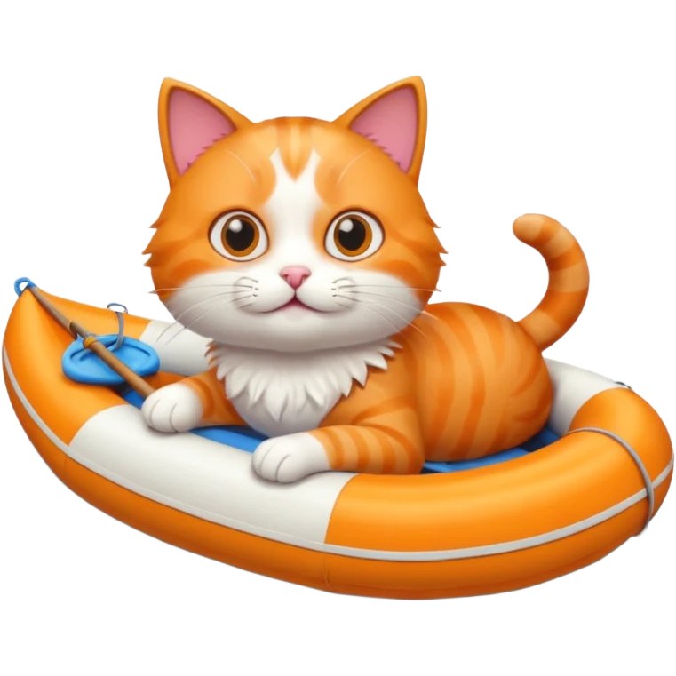 cat rafting emoji