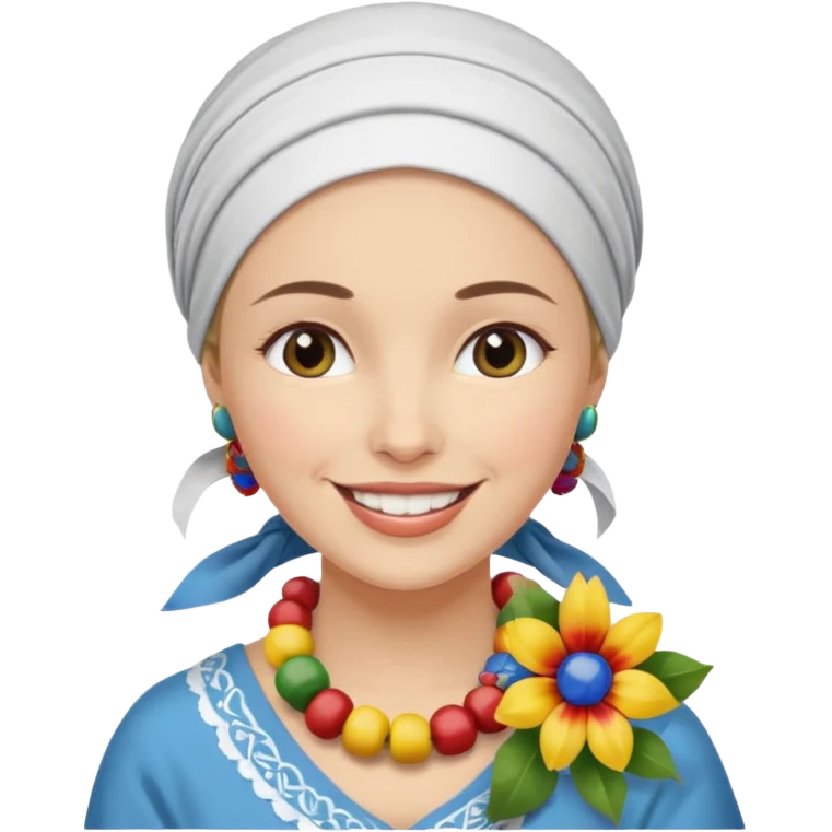 generate an apple style emoji with a woman granny counting money ...