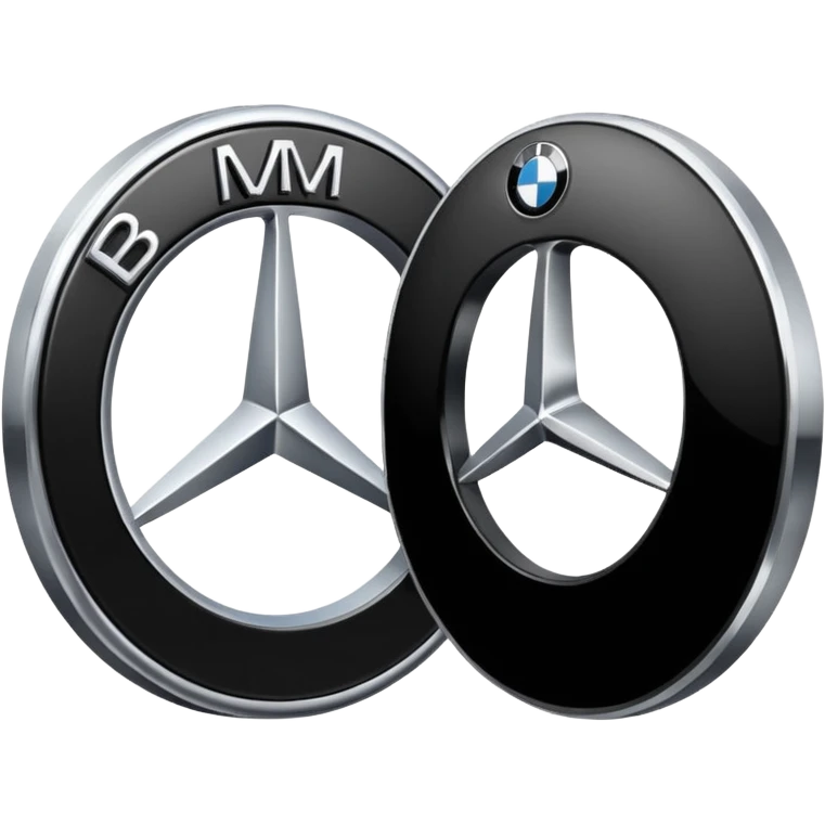 mercedes and BMW logo emoji