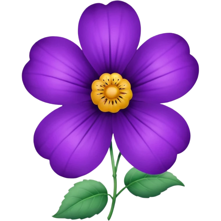 Violet flower emoji