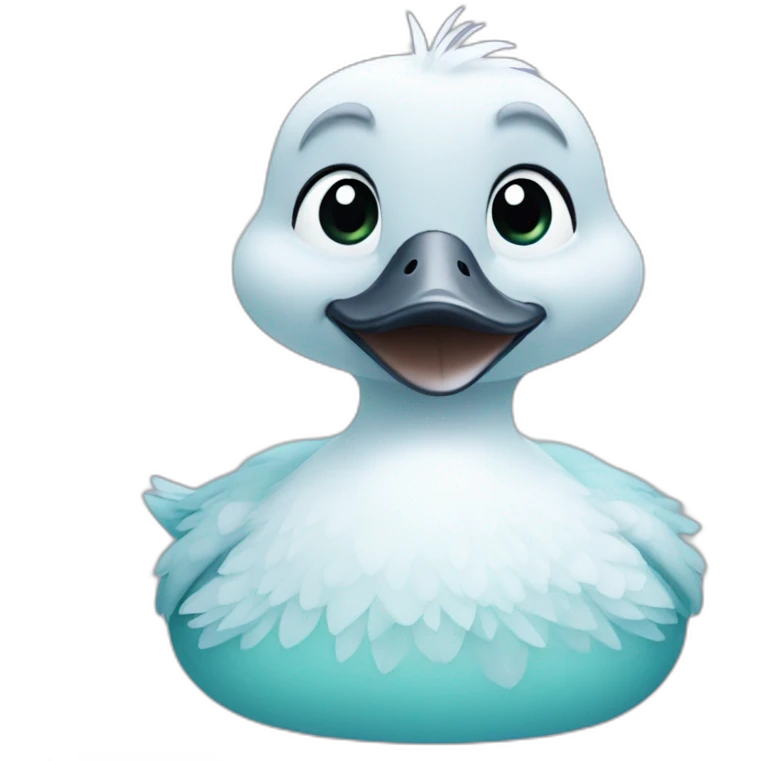 Frozen duck emoji