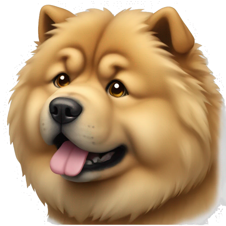 Chow chow dog emoji