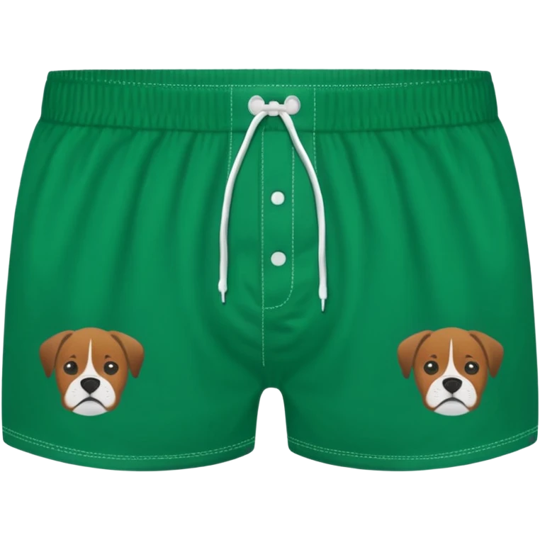 forrest green boxer shorts emoji