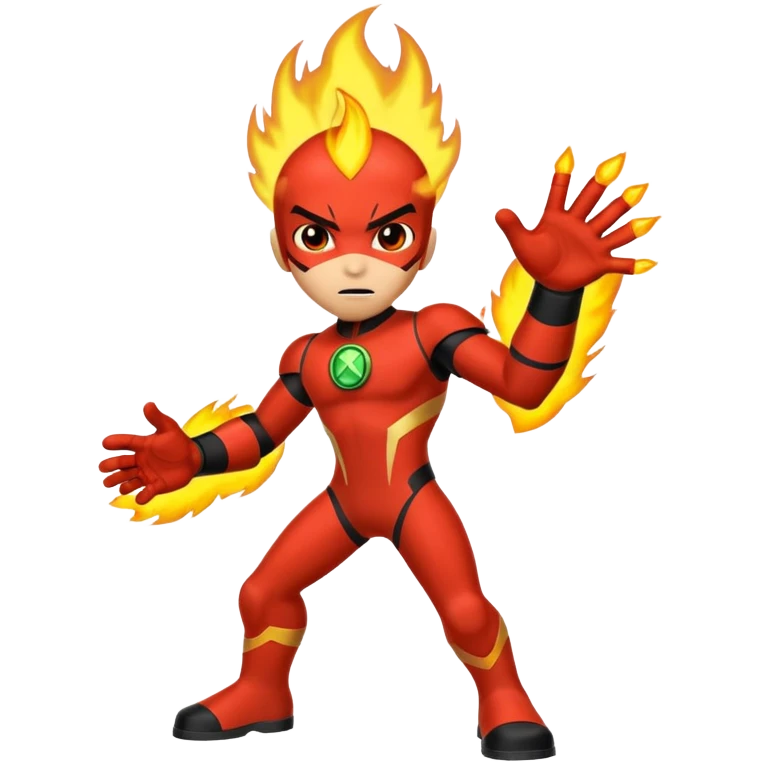 Heatblast from Ben 10 emoji