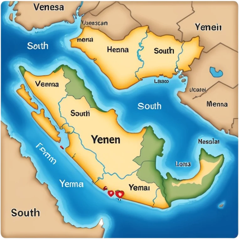 علم الجنوب اليمن emoji